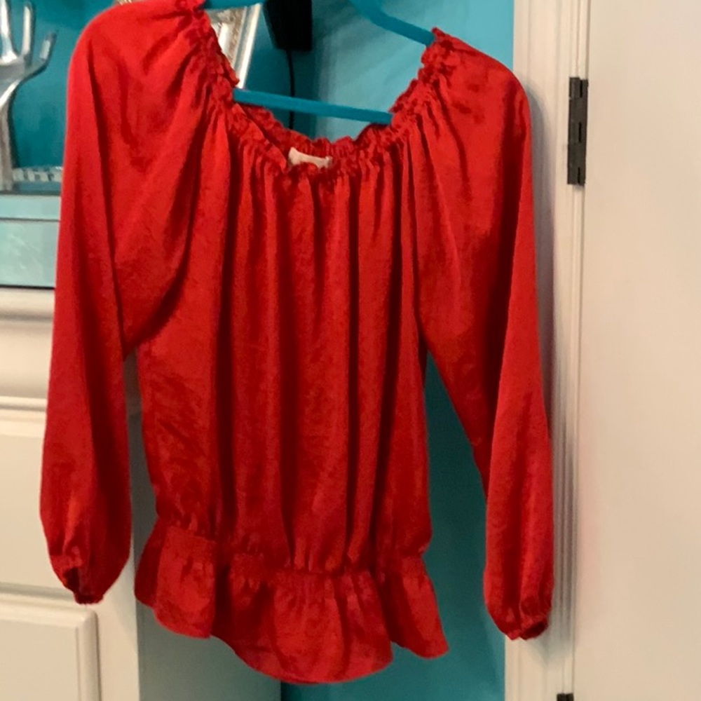 Women’s red blouse